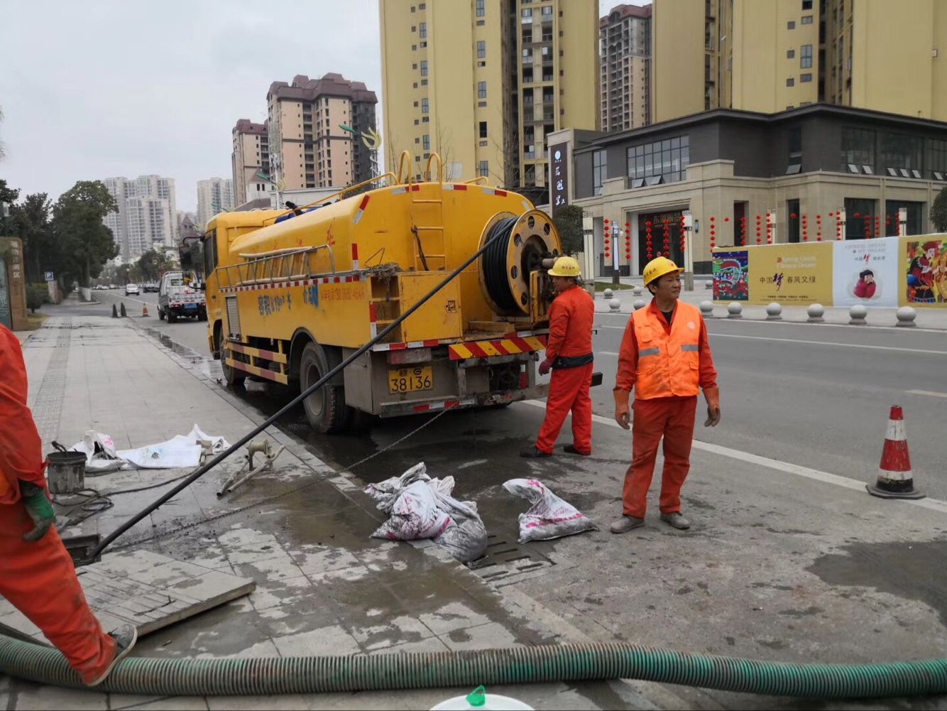 道真排污管道清淤-管道清洗